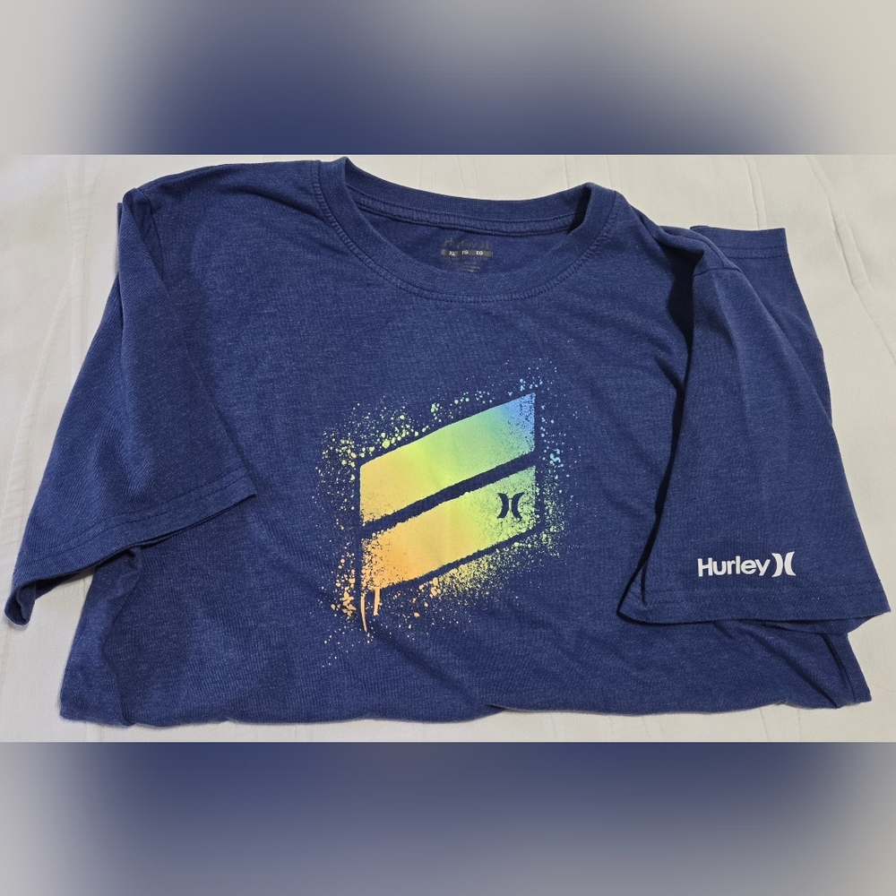 Blue Hurley T, kids XL
